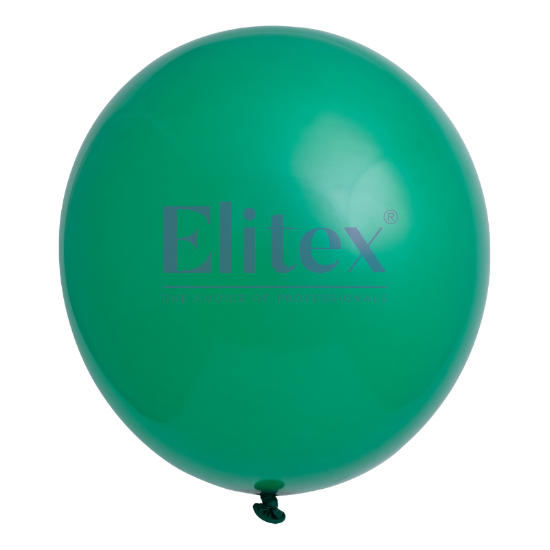 12" Elitex Green Standard Round Latex Balloons | 50 Count
