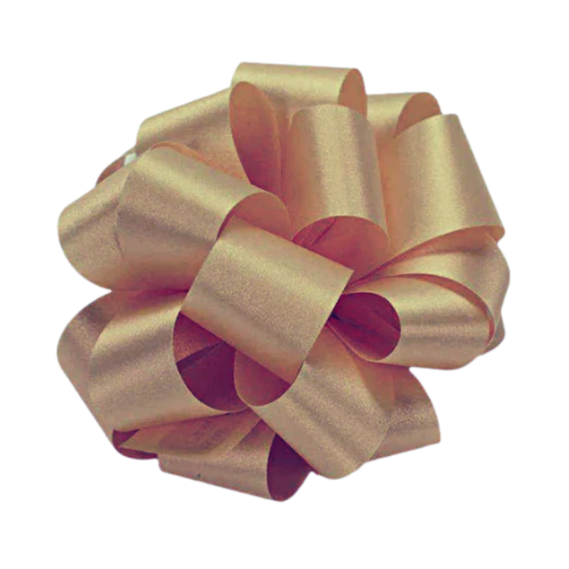 #40 Offray Holiday Gold Satin Lustre Ribbon - 2 1/2" Wide, 50 Yards Long | 1 Spool