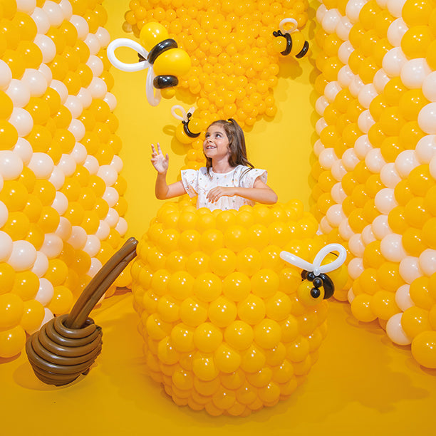 12" Sempertex Deluxe Honey Yellow Link-O-Loon Latex Balloons | 50 Count