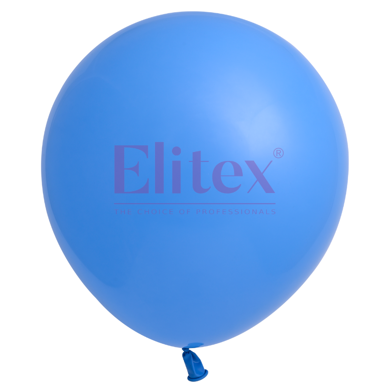 6" Elitex Ice Blue Standard Round Latex Balloons | 50 Count