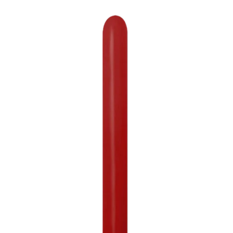 160s Sempertex Deluxe Imperial Red Twisting - Entertainer Latex Balloons | 100 Count