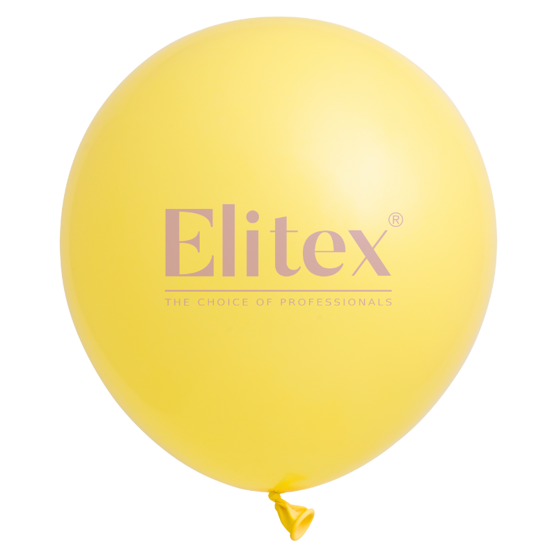 6" Elitex Ivory Pastel Round Latex Balloons | 50 Count