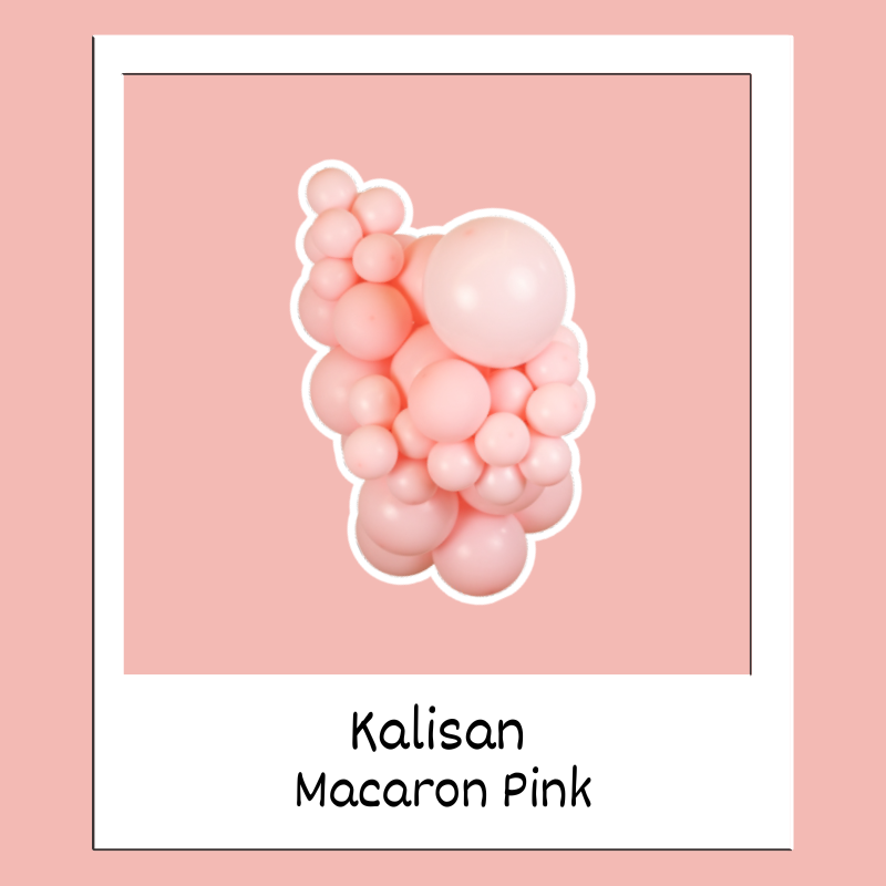 Ballons en latex Kalisan Macaron Rose 36" | Lot de 2