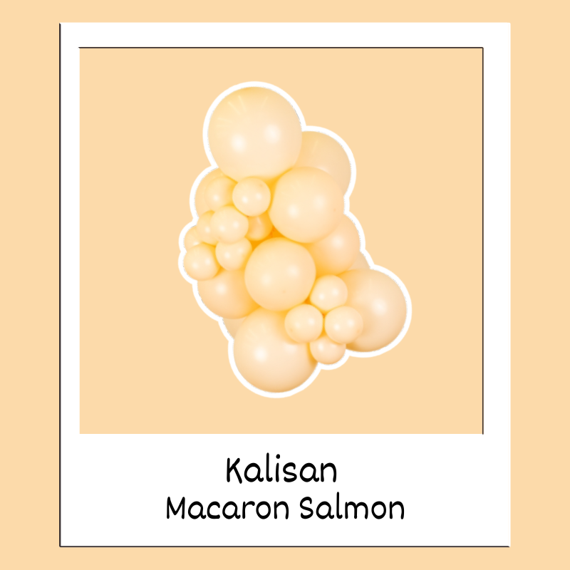 Ballons en latex 12" Kalisan Macaron Saumon | Paquet de 100