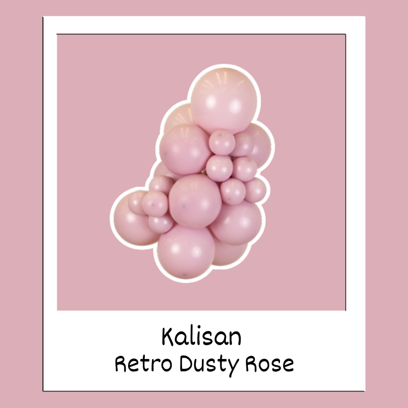 Ballons en latex Kalisan Retro Dusty Rose de 36 po | Lot de 2