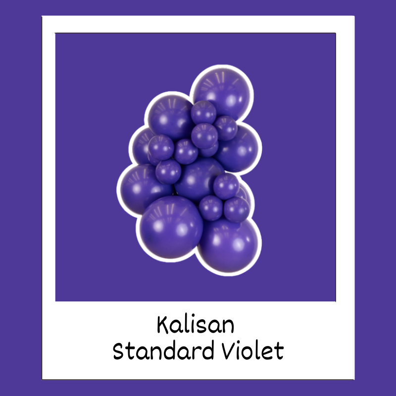 Ballons en latex violet Kalisan Standard 12" | Paquet de 100