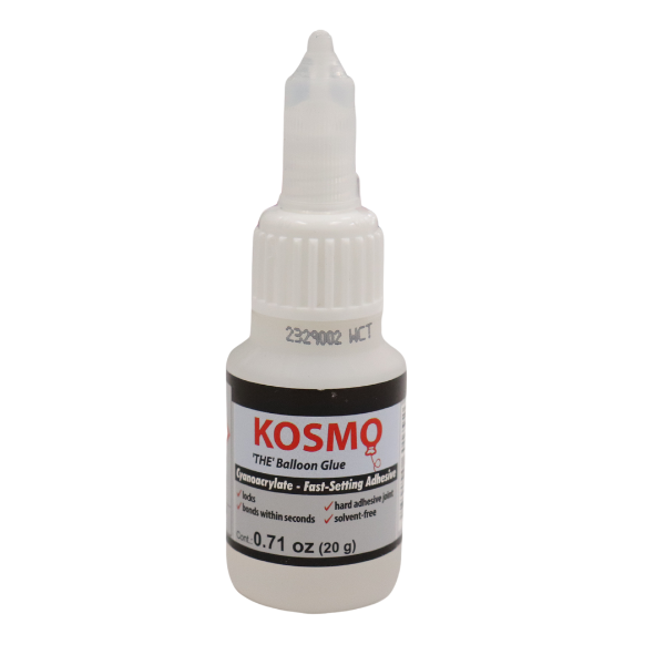 Cosmoplast CA-500 Adhesive 20 Grams (0.71 oz) - The Balloon Glue! Great for Balloon Mosaics