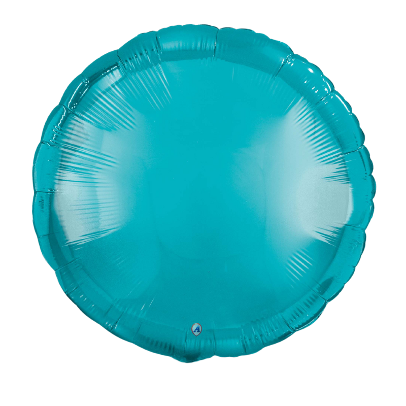 20" AAB Lake Blue Round Foil Balloon | Buy 5 Or More Save 20%