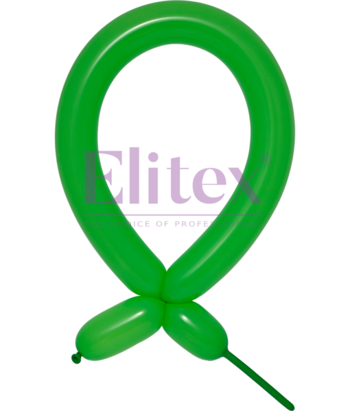 160 Elitex Nozzle Up Lime Green Standard Modeling - Twisting Balloons | 50 Count