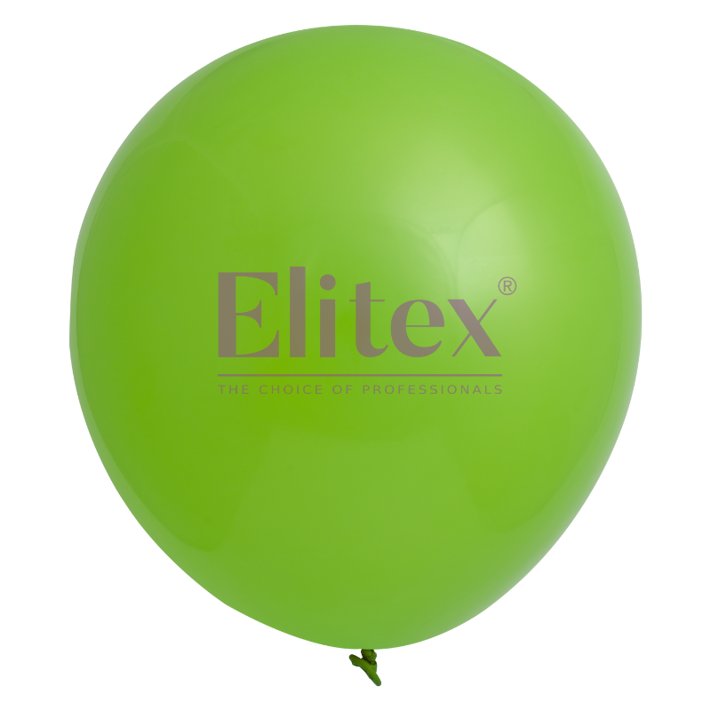 6" Elitex Lime Green Standard Round Latex Balloons | 50 Count