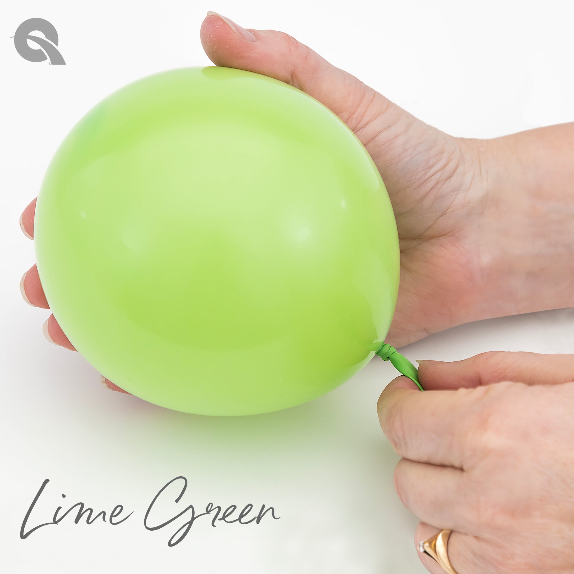 16" Qualatex Fashion Lime Green Latex Balloons | 50 Count