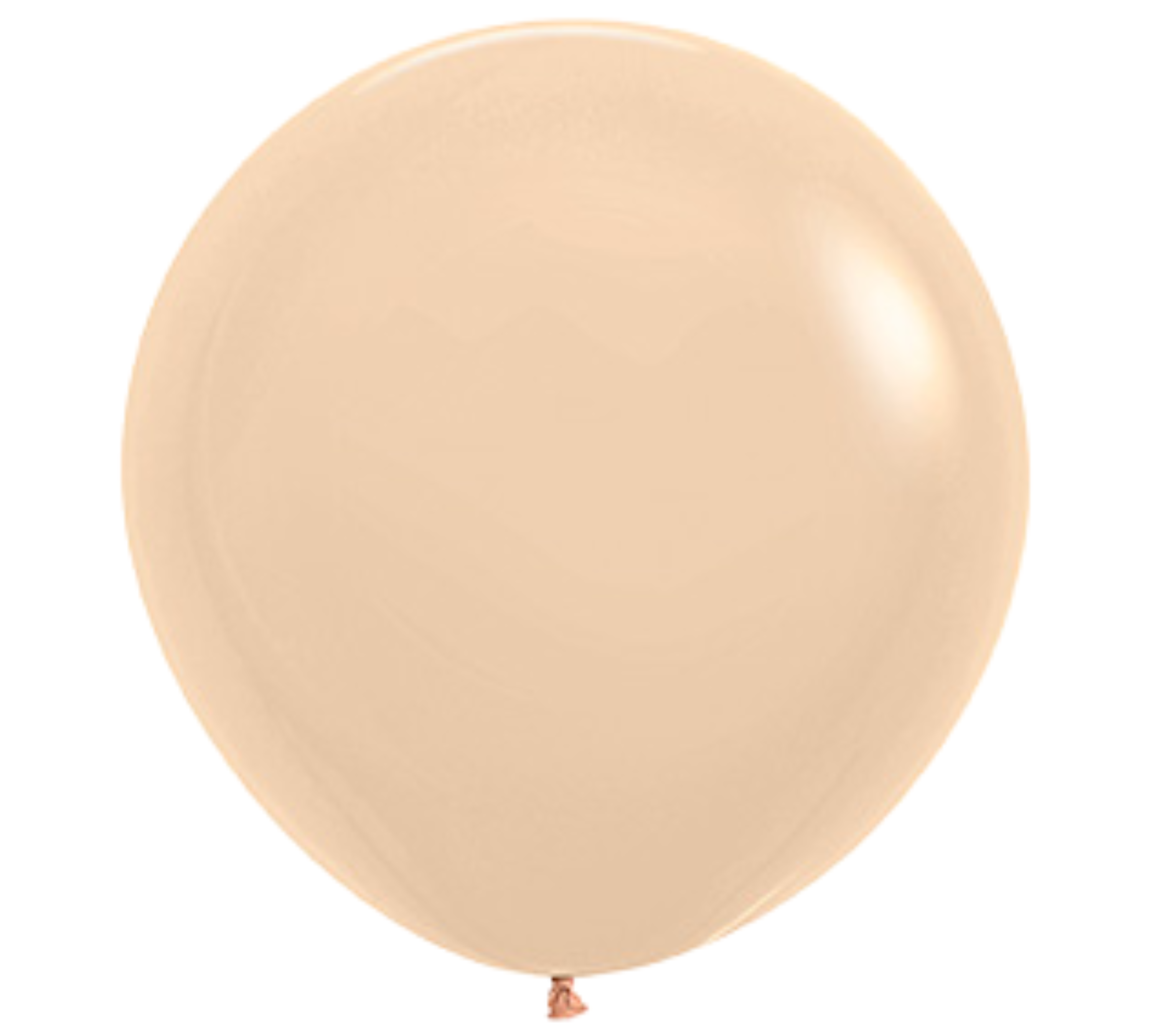 24" Sempertex Pastel Matte Malibu Peach Latex Balloons | 10 Count