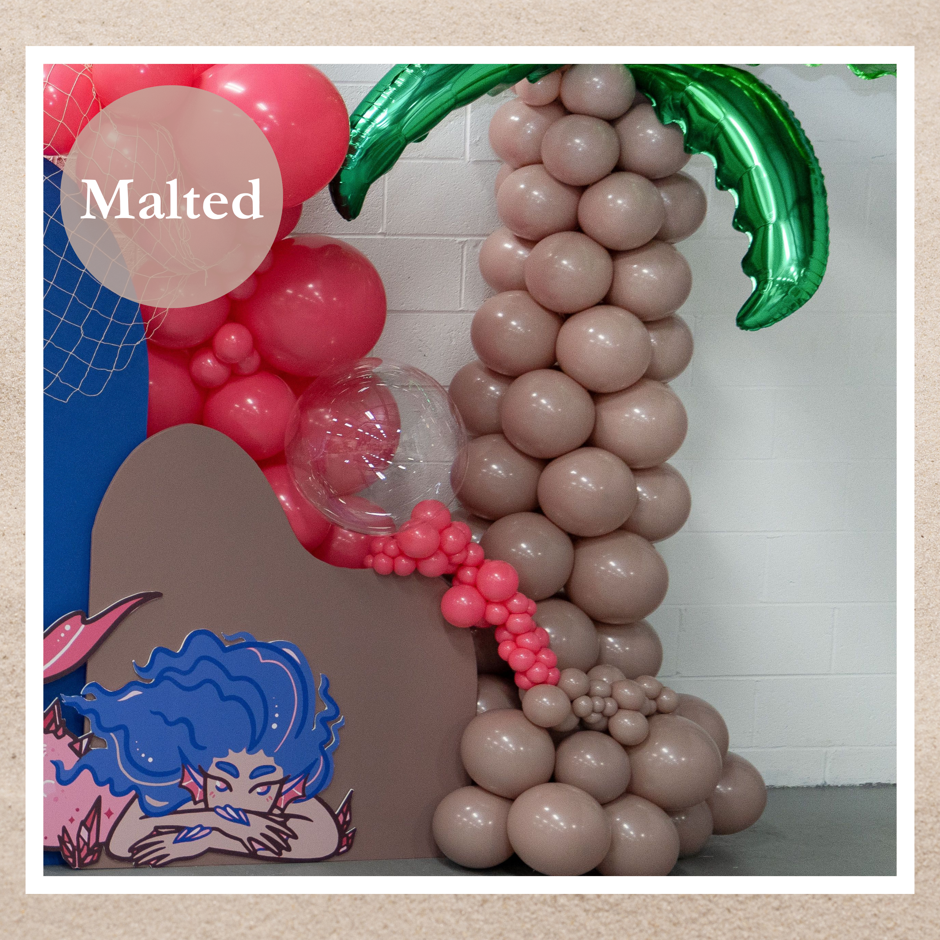 11" TUFTEX Malted - Tan Latex Balloons | 100 Count