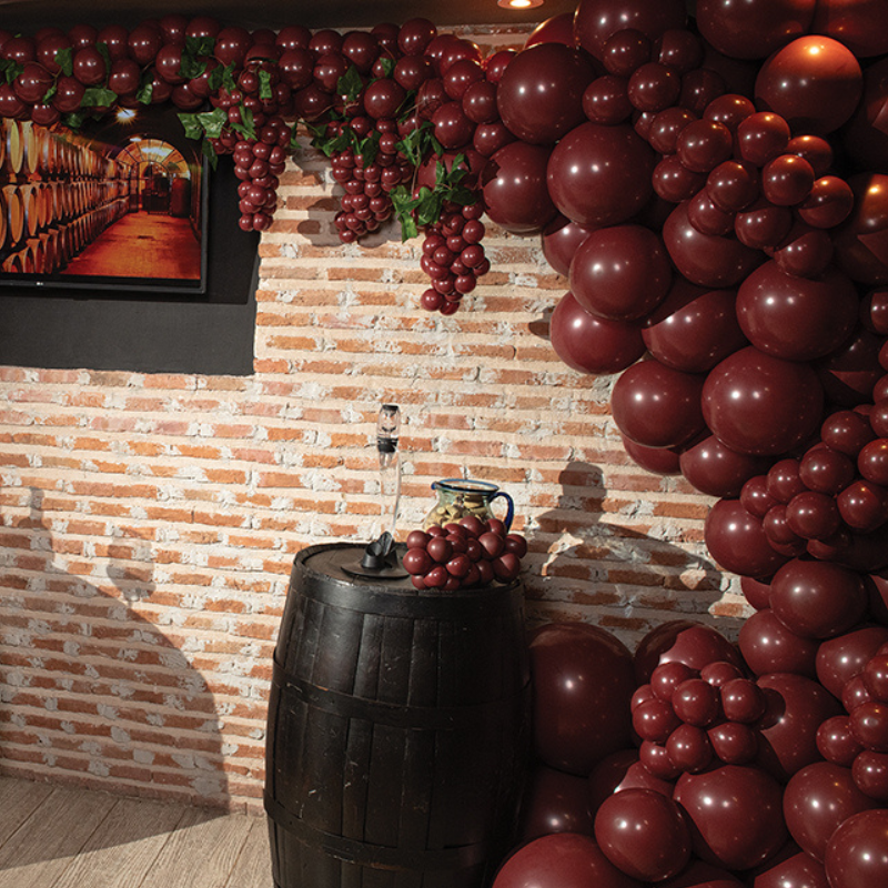 100 ballons en latex Sempertex Deluxe Merlot de 5 po