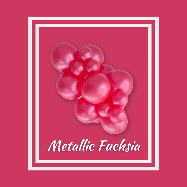 5" TUFTEX Metallic Pearlized Fuchsia Latex Balloons | 50 Count