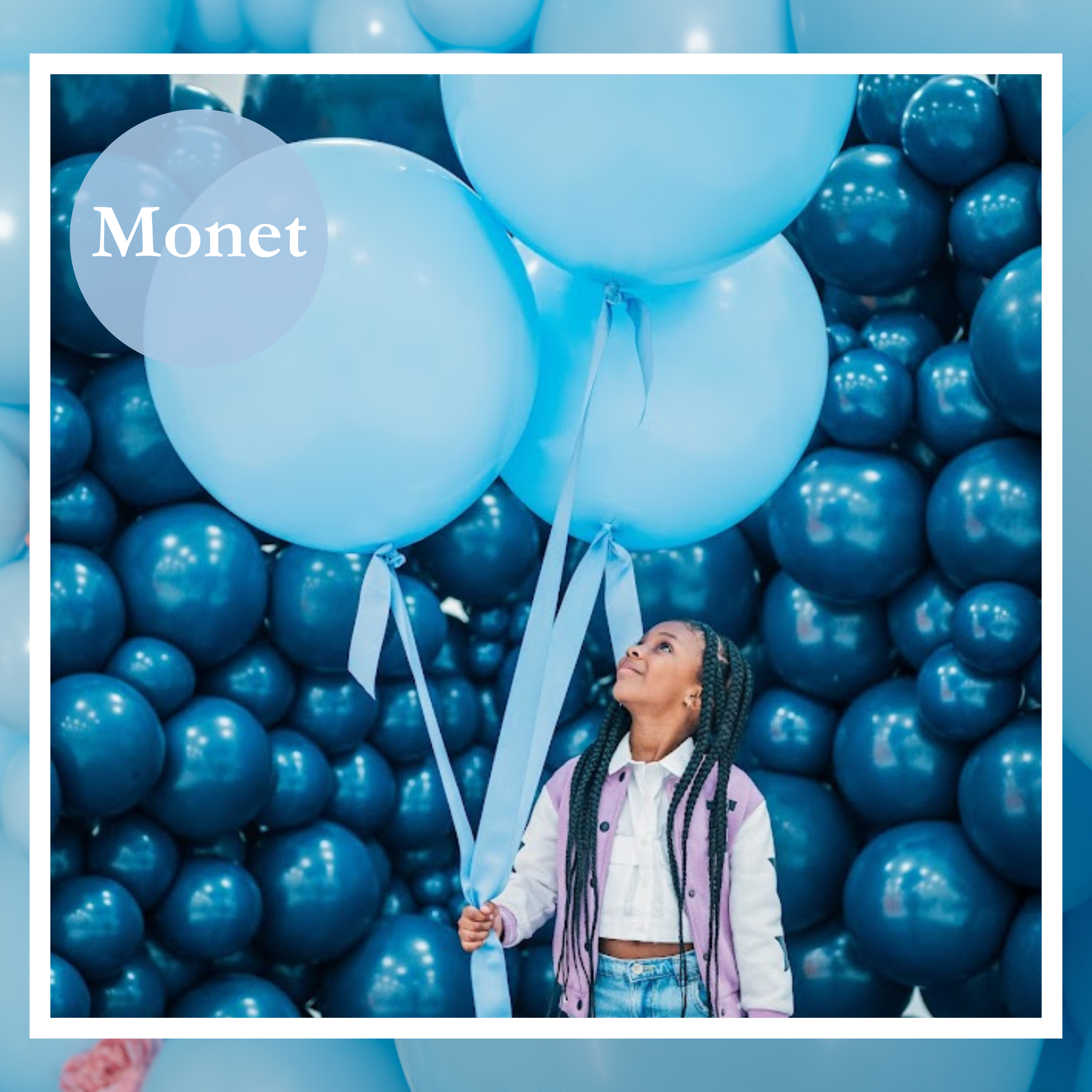 24" TUFTEX Monet - Baby Blue Latex Balloons | 25 Count