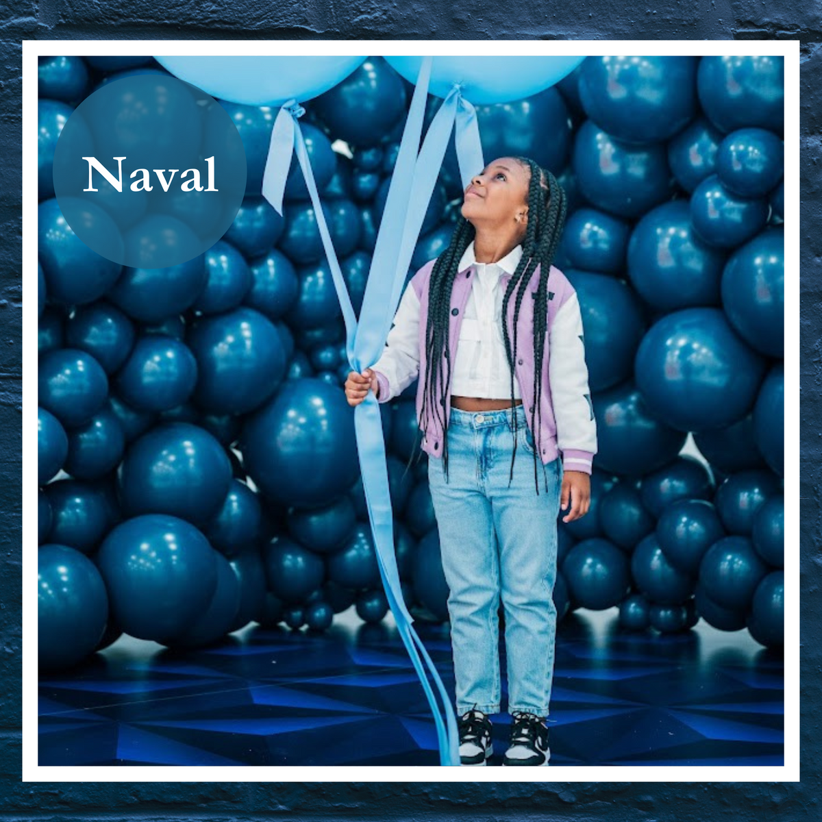 Ballons en latex TUFTEX Naval - Bleu marine de 17 po | Paquet de 72