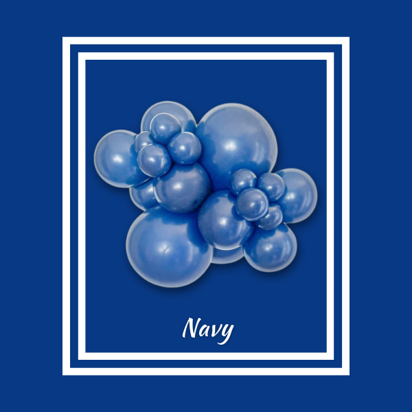 17" TUFTEX Navy Latex Balloons | 72 Count