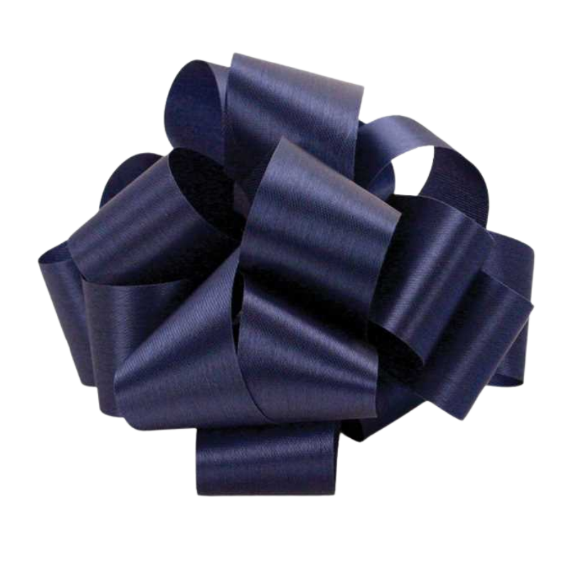 #9 Offray Navy Satin Lustre Ribbon - 1 5/16" Wide, 100 Yards Long | 1 Spool