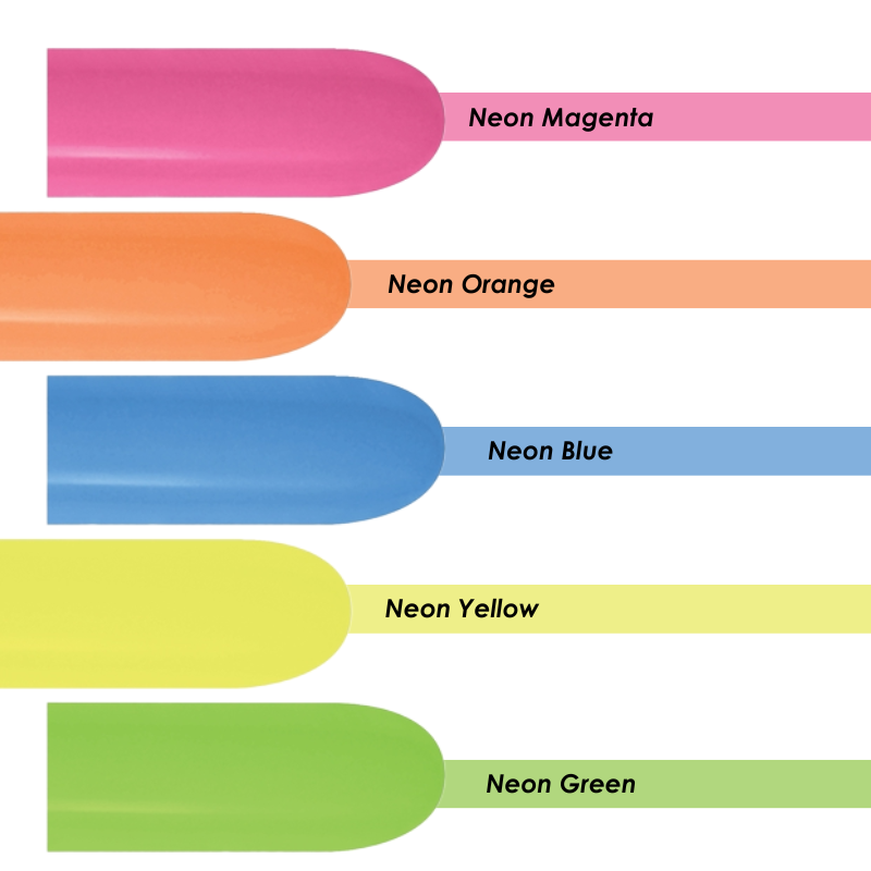 260s Sempertex Neon Assortment Twisting - Entertainer Latex Balloons | 100 Count