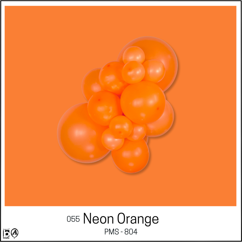 660s Link-O-Loon Sempertex Neon Orange Twisting - Entertainer Latex Balloons | 50 Count
