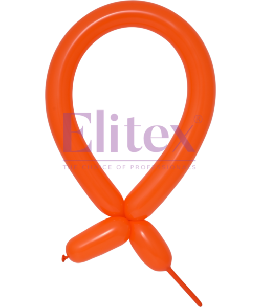 160 Elitex Nozzle Up Orange Standard Modeling - Twisting Balloons | 50 Count