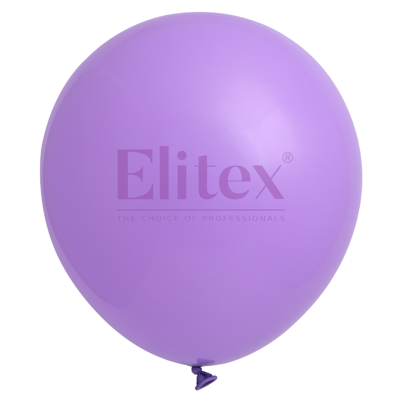 12" Elitex Orchid Purple Standard Round Latex Balloons | 50 Count