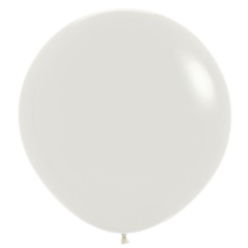 24" Sempertex Pastel Dusk Cream Latex Balloons | 10 Count