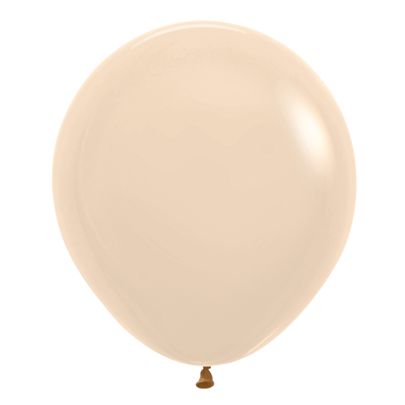 18" Sempertex Pastel Matte Nude Latex Balloons | 25 Count