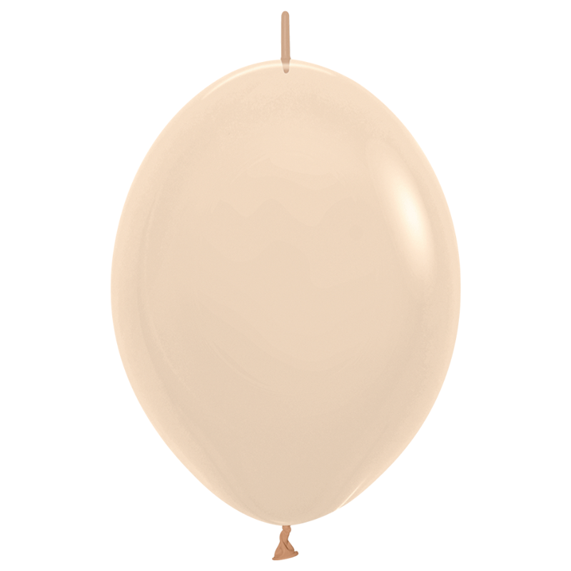 6" Sempertex Pastel Matte Nude Link-O-Loon Latex Balloons | 50 Count