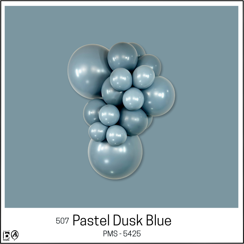 6" Sempertex Pastel Dusk Blue Link-O-Loon Latex Balloons | 50 Count