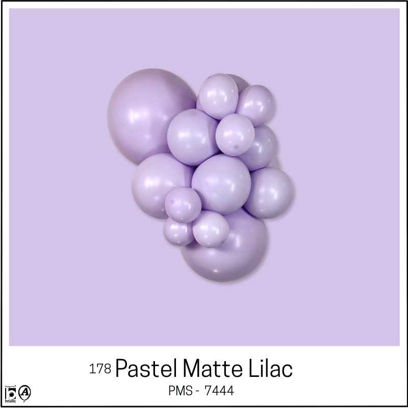 24" Sempertex Pastel Matte Lilac Latex Balloons | 10 Count
