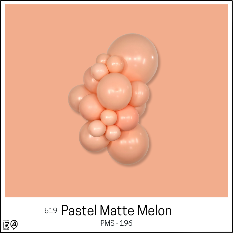 18" Sempertex Pastel Matte Melon Latex Balloons | 25 Count