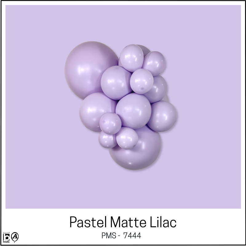 Ballons de baudruche latex mats pastel lilas 18" Sempertex | Paquet de 25