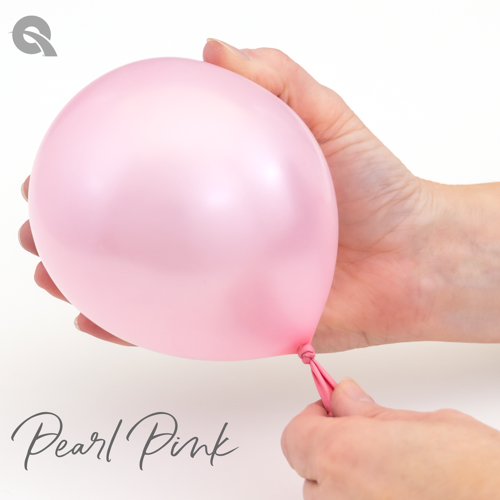 16" Qualatex Pastel Pearl Pink Latex Balloons | 50 Count