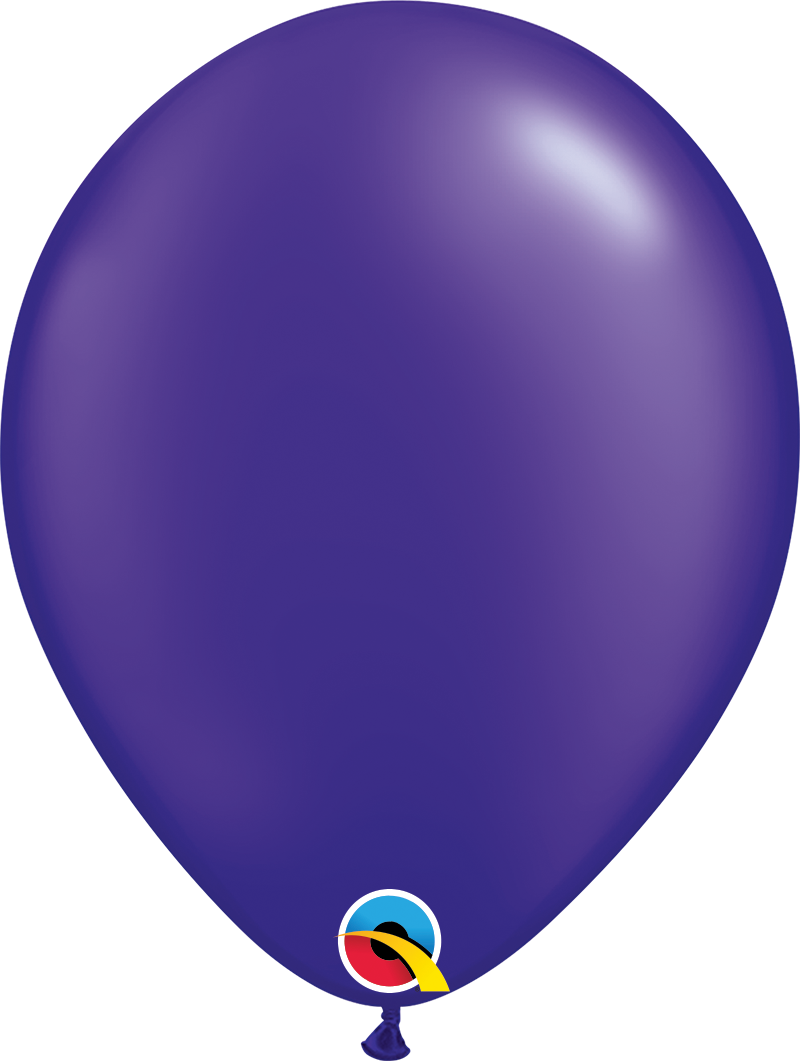 5" Qualatex Radient Pearl Quartz Purple Latex Balloons | 100 Count