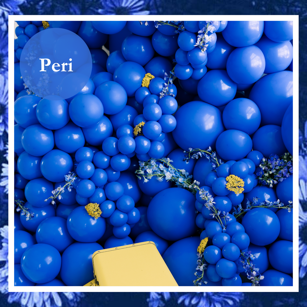 Ballons en Latex 5" TUFTEX Pervenche - Pervenche | 50 Unités