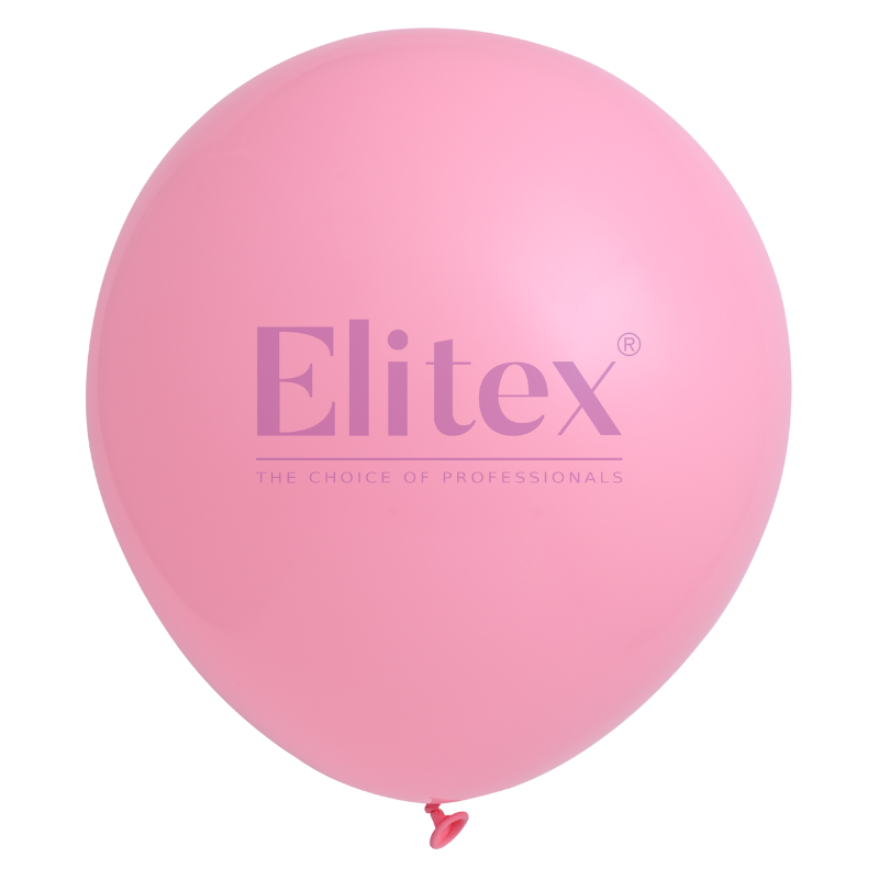 6" Elitex Pink Standard Round Latex Balloons | 50 Count