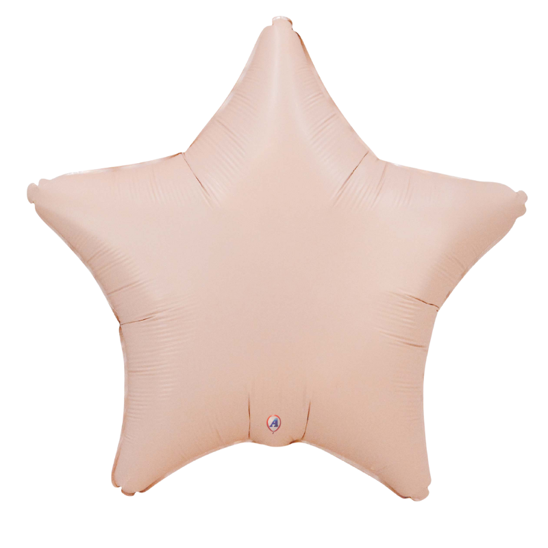 22" AAB Baby Pink Star Matte Foil Balloon | Buy 5 Or More Save 20%