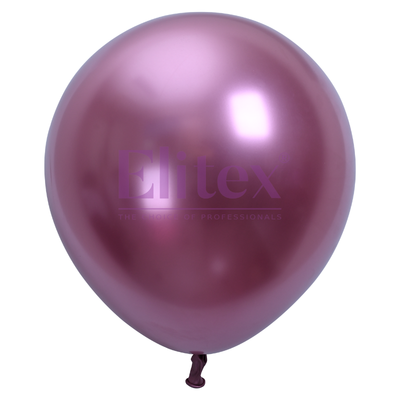 12" Pink Metallic Superglow Round Latex Balloons | 50 Count