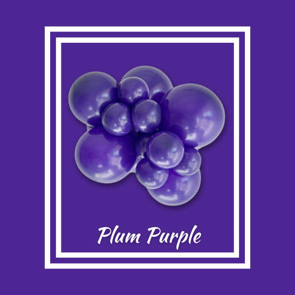 TT-260's Tuftex Plum Purple Twisting Latex Balloons | 50 Count