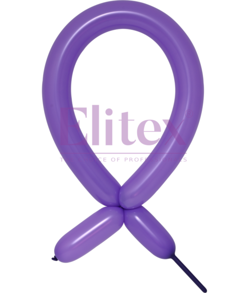 160 Elitex Nozzle Up Purple Standard Modeling - Twisting Balloons | 50 Count
