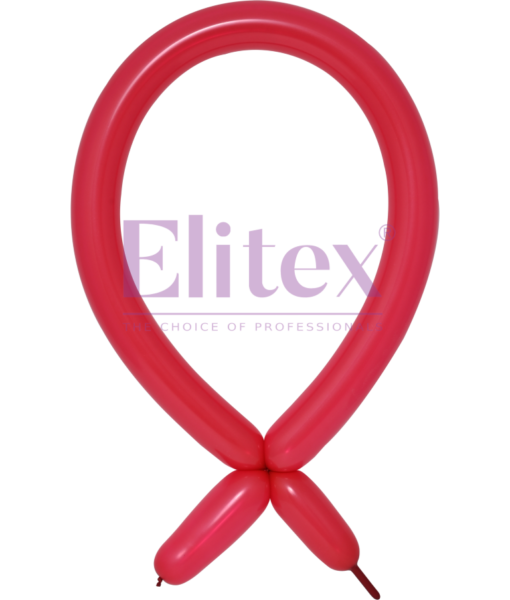 160 Elitex Nozzle Up Red Wine Standard Modeling - Twisting Balloons | 50 Count