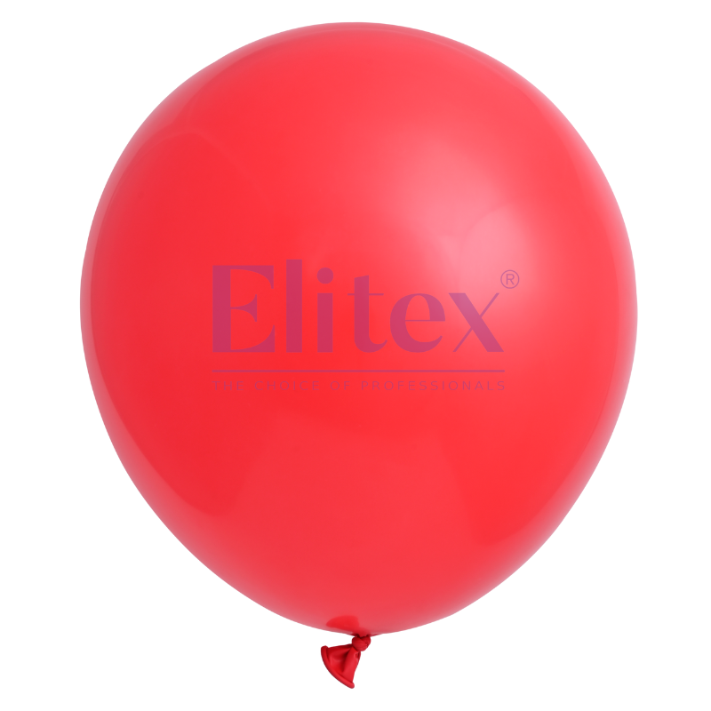 6" Elitex Red Standard Round Latex Balloons | 50 Count