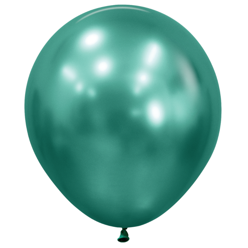 18" Sempertex Reflex Aurora Green Latex Balloons | 15 Count