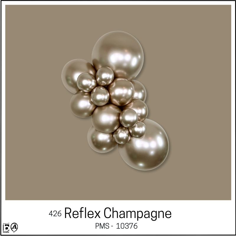 260s Sempertex Nozzles Up Reflex Champagne Twisting - Entertainer Latex Balloons | 50 Count