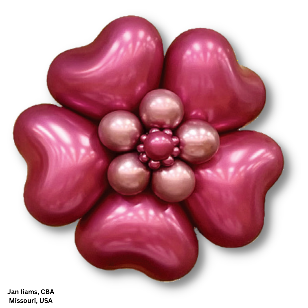 14" Sempertex Reflex Fuchsia Heart Latex Balloons | 50 Count