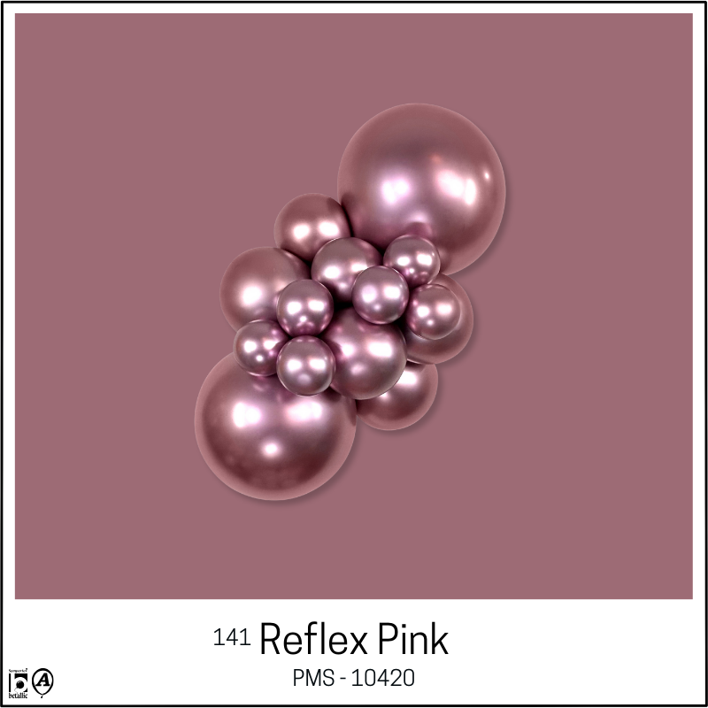 18" Sempertex Reflex Pink Latex Balloons | 15 Count