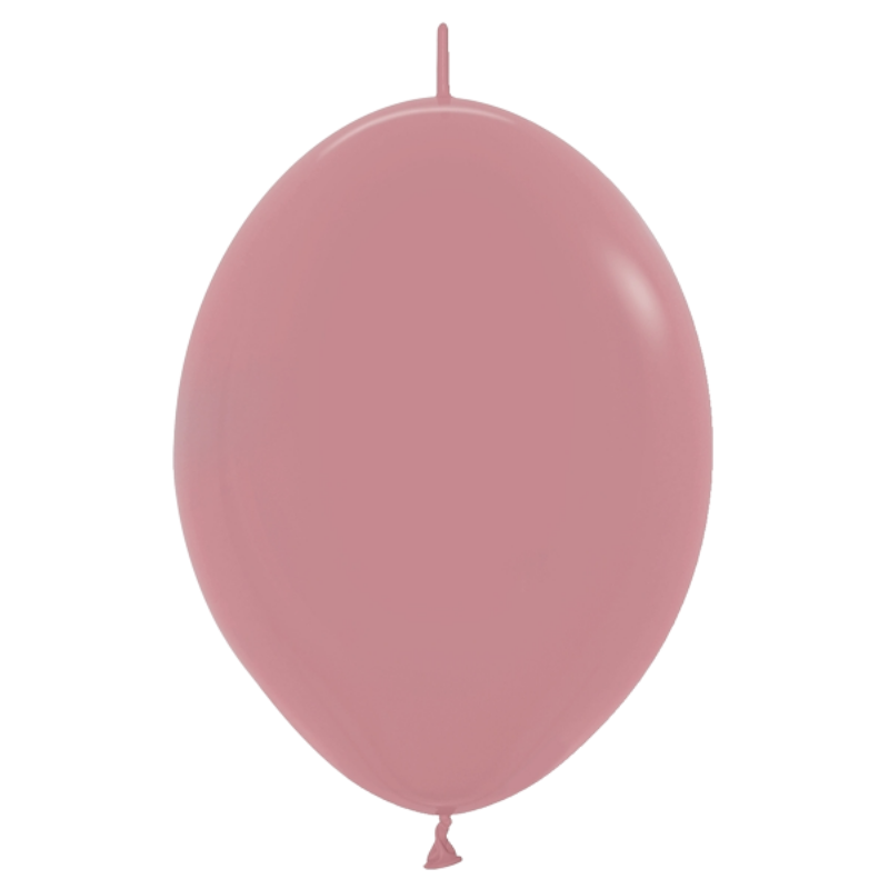 12" Sempertex Deluxe Rose Wood Link-O-Loon Latex Balloons | 50 Count