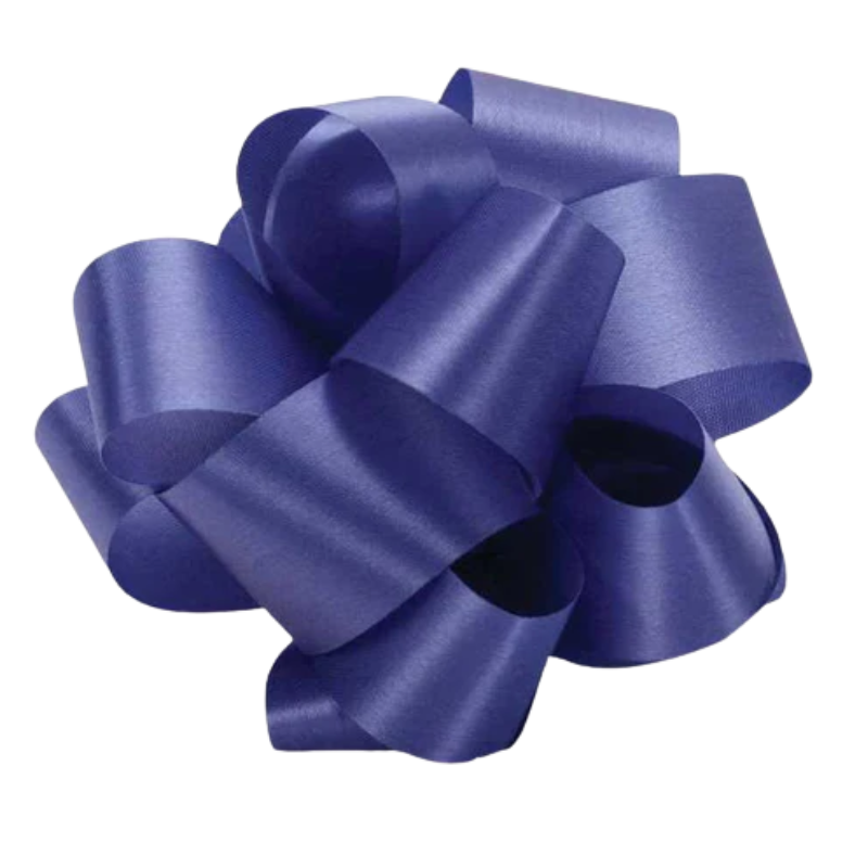 #3 Offray Royal Blue Satin Lustre Ribbon - 9/16" Wide, 100 Yards Long | 1 Spool